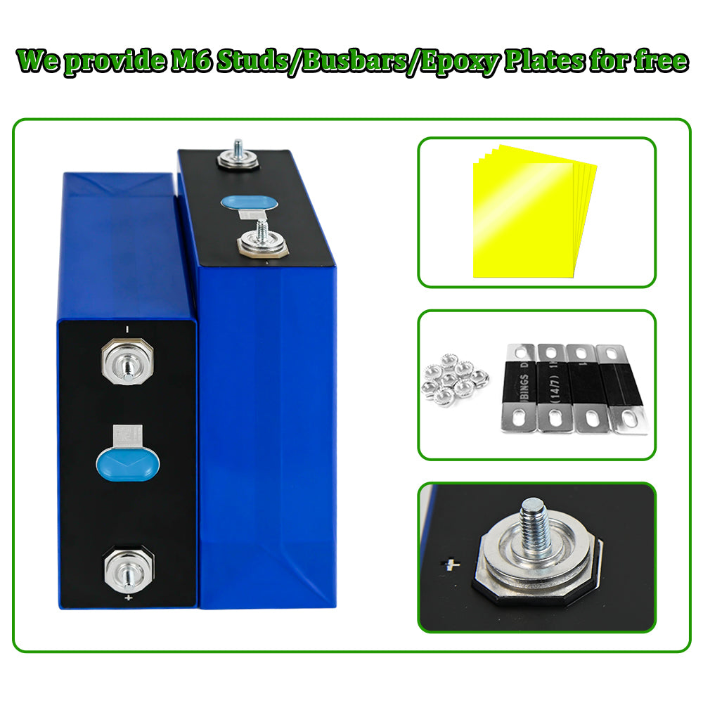 EU Stock EVE 334Ah Grade A LF334 LiFePO4 3.2V Battery - for Solar energy off-grid systems, RV,EV