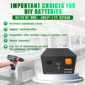 EU STOCK 4S 628Ah LiFePO4 Battery DIY Box with JK BMS Bluetooth For 12V 628Ah Cell Energy System