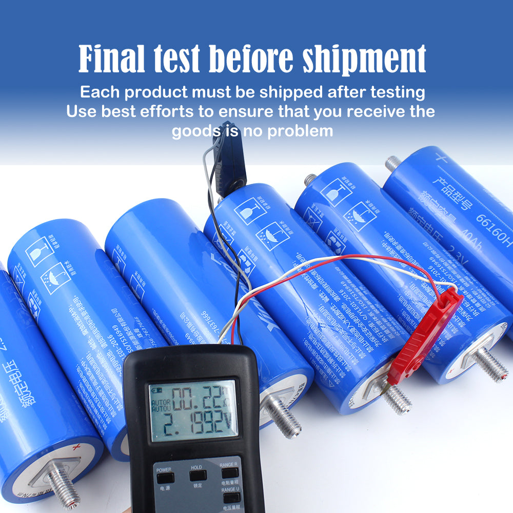 EU Stock DDP Yinlong 2.3V 40Ah LTO Battery LTO 2.3V 40Ah Lithium Titanate Battery 25000 Cycle Cylindrical Cell for Car Energy